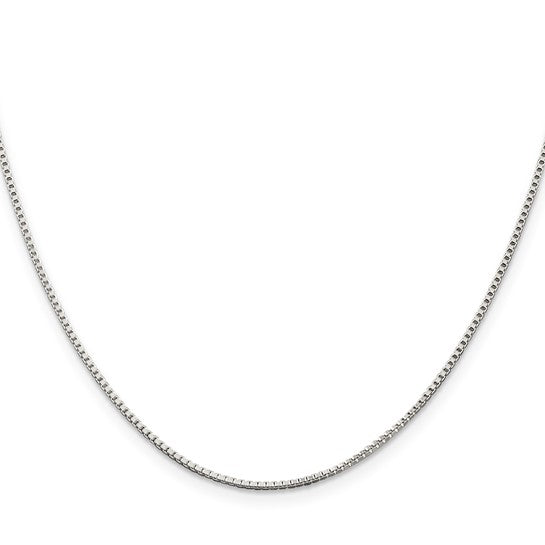 Sterling Silver 1.25 mm Box Chain