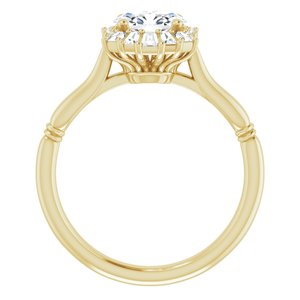 14K Yellow 1 CTW Natural Diamond Ring