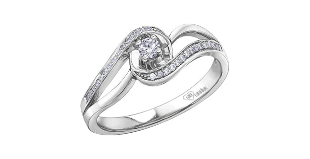 Life Twist Engagement Ring - Bijouterie Classique