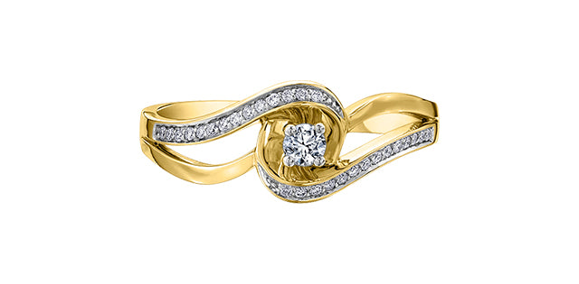 Life Twist Engagement Ring - Bijouterie Classique