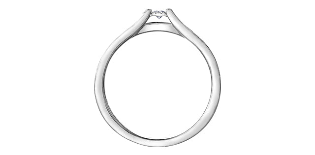 Pave Engagement Ring - Bijouterie Classique