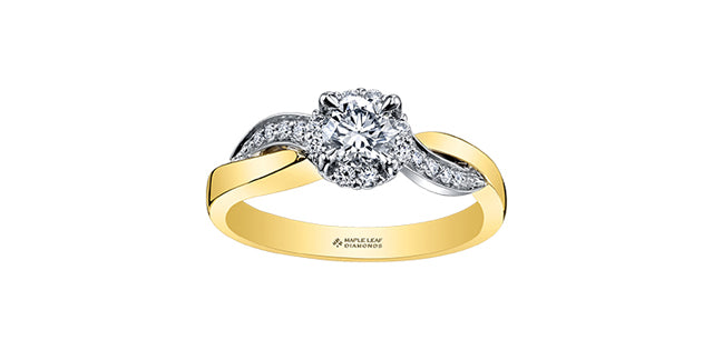 Elements of Love - Eternal Flame engagement Ring 18K- 0.66ct