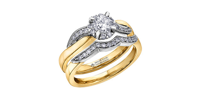 Elements of Love - Eternal Flame engagement Ring 18K- 0.66ct