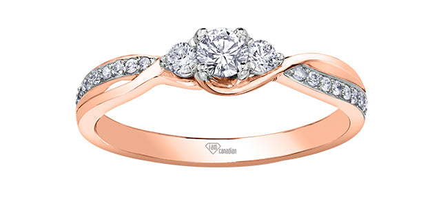 Diamond Ring Rose Gold