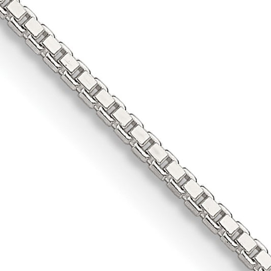 Sterling Silver 1.25 mm Box Chain