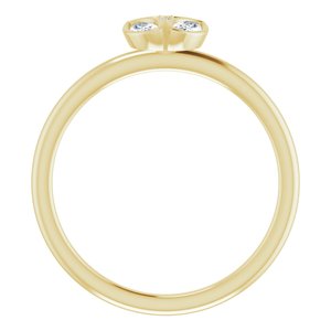 14K Yellow 1/5 CTW Natural Diamond Ring