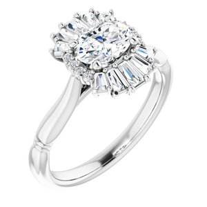 Platinum 1 CTW Natural Diamond Ring