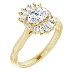 14K Yellow 1 CTW Natural Diamond Ring