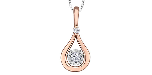 Dancing diamond Necklace - Bijouterie Classique