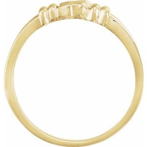 10K Yellow Holy Spirit Ring - Bijouterie Classique