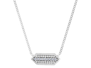Hexagon Diamonf Gold Necklace - Bijouterie Classique