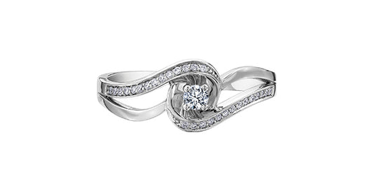 Life Twist Engagement Ring - Bijouterie Classique