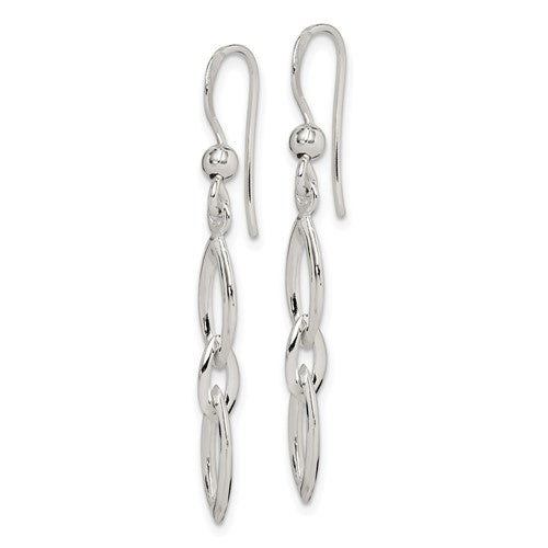 Sterling Silver Fancy Dangle Earrings