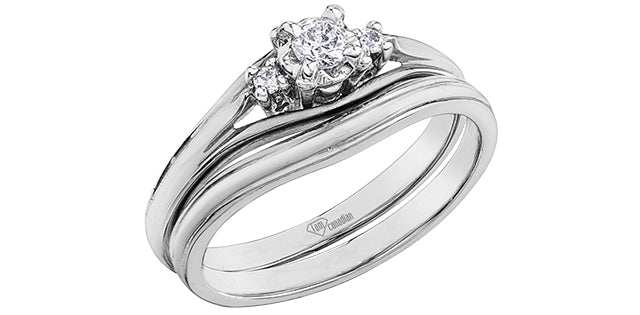 0.18ct t.w. certified canadian engagement ring