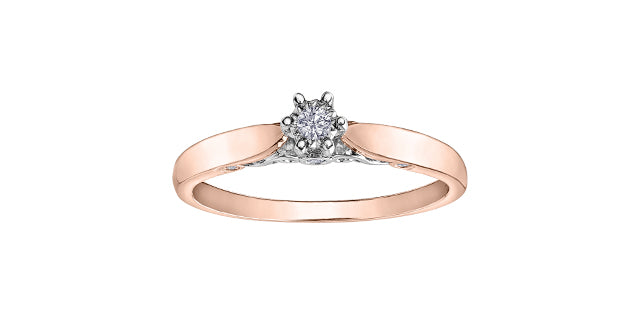 Solitaire Diamond Ring Side Detailed