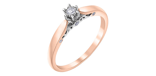 Solitaire Diamond Ring Side Detailed