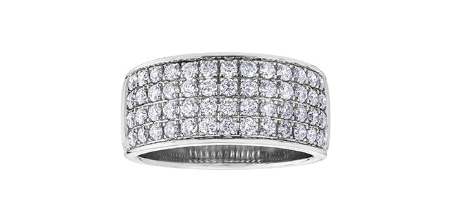 Classique large diamond band