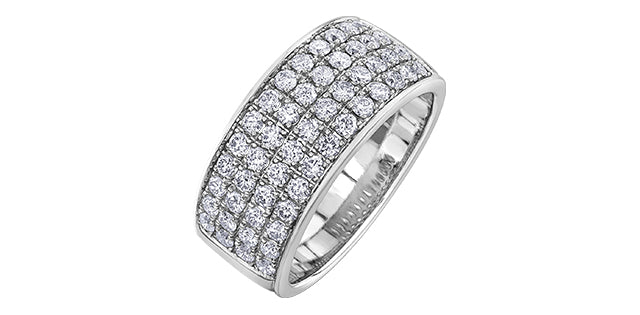 Classique large diamond band