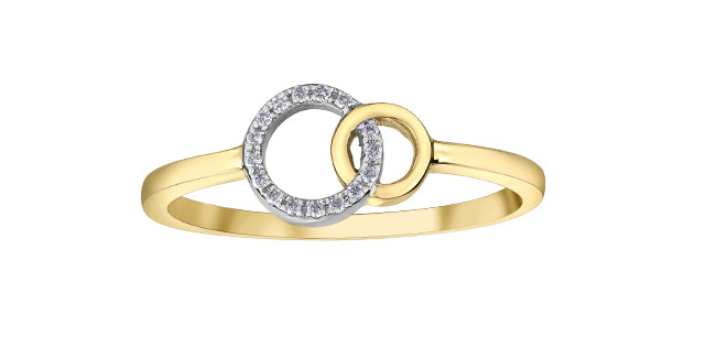 Together forever 10K & Diamond Gold Ring