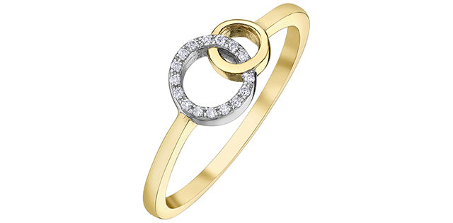 Together forever 10K & Diamond Gold Ring