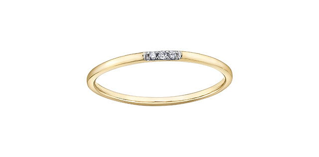 Thin 1mm 10k yellow gold band