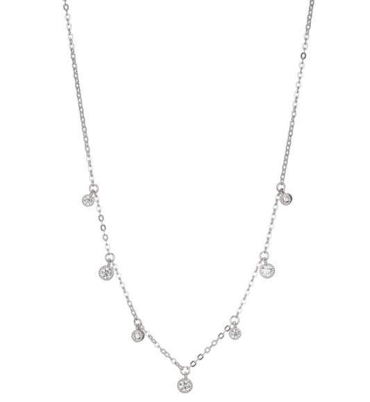 Diamondlite CZ station necklace